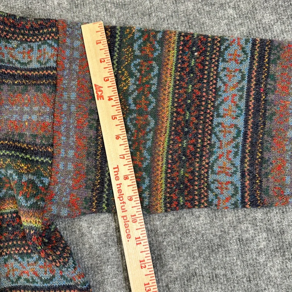 Noba 1950 Mens Fair Isle Crewneck Sweater Made in Italy Multi Color Size M